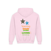 Youth Hoodie — “Believe You Can” Motivational School Spirit Pullover (Learning Today Leading Tomorrow)