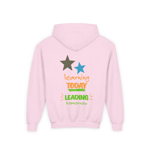 Youth Hoodie — “Believe You Can” Motivational School Spirit Pullover (Learning Today Leading Tomorrow)