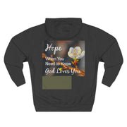 Do It Now Hoodie — Motivational Three-Panel Fleece Hoodie ("Do It Now, Sometimes Later Becomes Never")