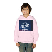 Youth Hoodie — “Believe You Can” Motivational School Spirit Pullover (Learning Today Leading Tomorrow)