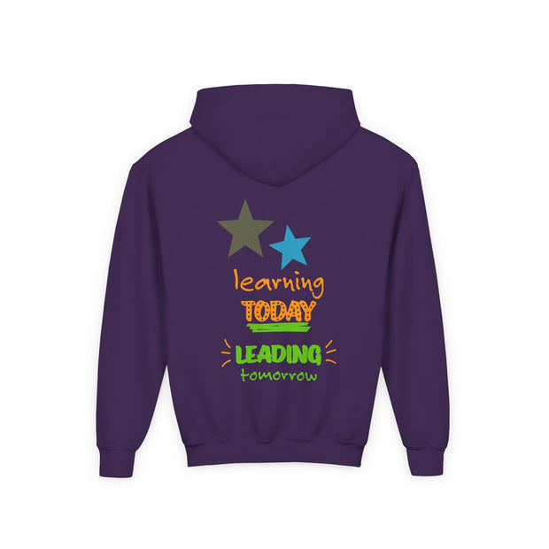 Youth Hoodie — “Believe You Can” Motivational School Spirit Pullover (Learning Today Leading Tomorrow)