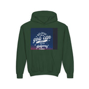 Youth Hoodie — “Believe You Can” Motivational School Spirit Pullover (Learning Today Leading Tomorrow)