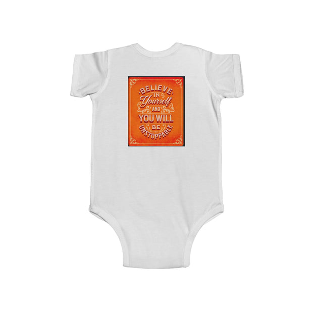 Infant Bodysuit — Inspirational 'Don't Wait for Opportunity, Create It' & 'Believe in Yourself' Baby One-Piece