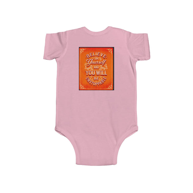 Infant Bodysuit — Inspirational 'Don't Wait for Opportunity, Create It' & 'Believe in Yourself' Baby One-Piece