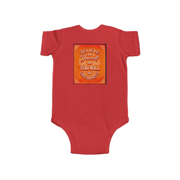 Infant Bodysuit — Inspirational 'Don't Wait for Opportunity, Create It' & 'Believe in Yourself' Baby One-Piece