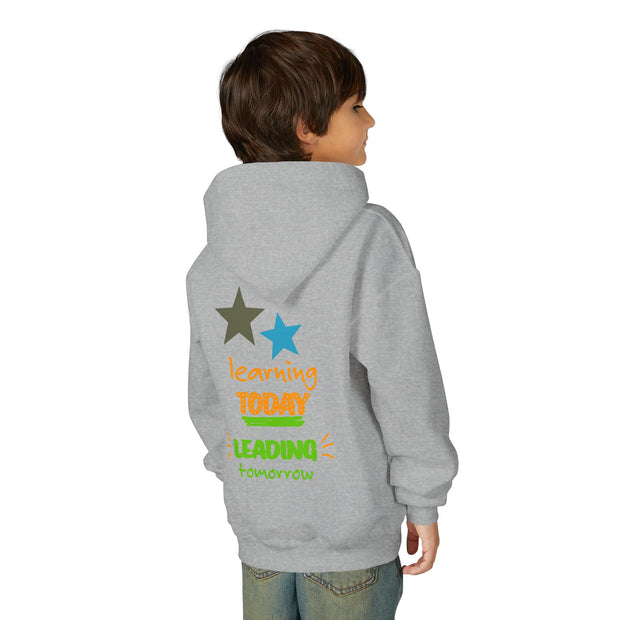Youth Hoodie — “Believe You Can” Motivational School Spirit Pullover (Learning Today Leading Tomorrow)