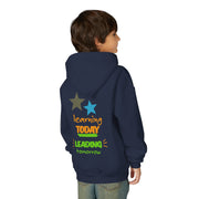 Youth Hoodie — “Believe You Can” Motivational School Spirit Pullover (Learning Today Leading Tomorrow)