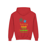 Youth Hoodie — “Believe You Can” Motivational School Spirit Pullover (Learning Today Leading Tomorrow)