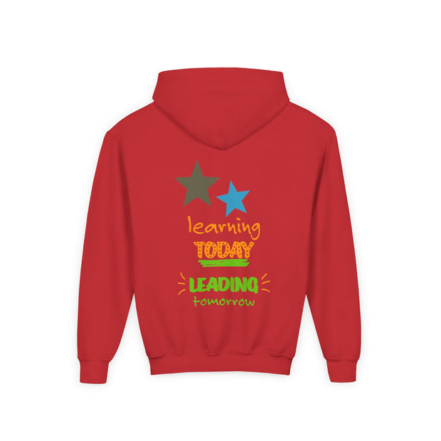 Youth Hoodie — “Believe You Can” Motivational School Spirit Pullover (Learning Today Leading Tomorrow)