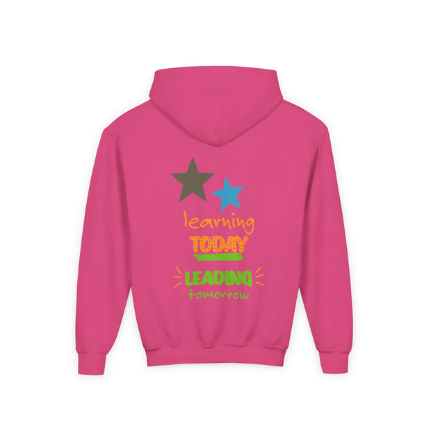 Youth Hoodie — “Believe You Can” Motivational School Spirit Pullover (Learning Today Leading Tomorrow)
