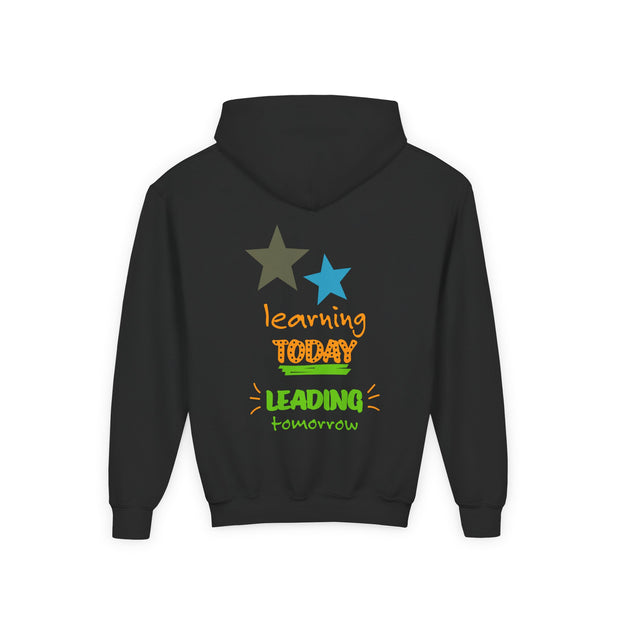 Youth Hoodie — “Believe You Can” Motivational School Spirit Pullover (Learning Today Leading Tomorrow)