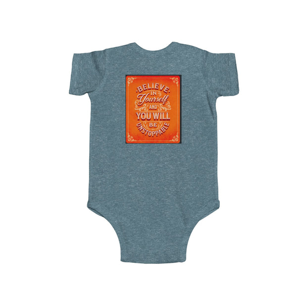 Infant Bodysuit — Inspirational 'Don't Wait for Opportunity, Create It' & 'Believe in Yourself' Baby One-Piece