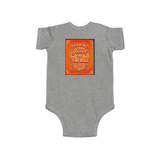 Infant Bodysuit — Inspirational 'Don't Wait for Opportunity, Create It' & 'Believe in Yourself' Baby One-Piece