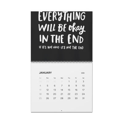 Inspirational Wall Calendars 2026 - Uplifting and Positive Design