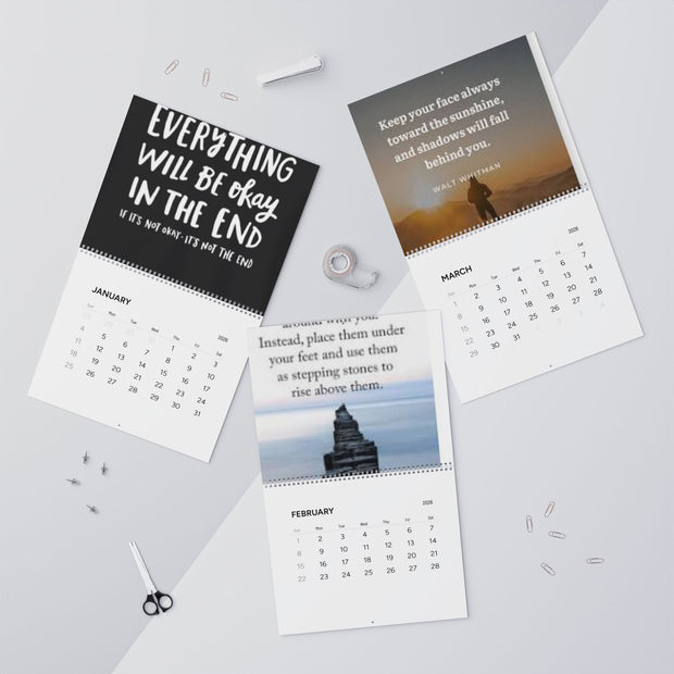 Inspirational Wall Calendars 2026 - Uplifting and Positive Design