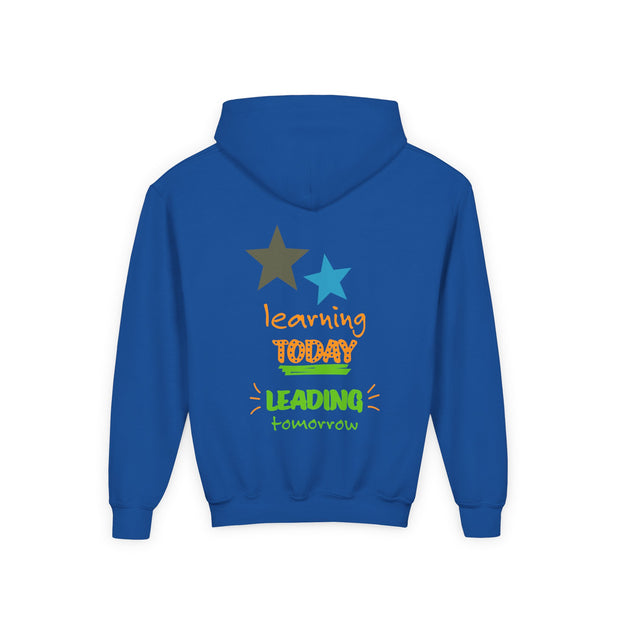 Youth Hoodie — “Believe You Can” Motivational School Spirit Pullover (Learning Today Leading Tomorrow)