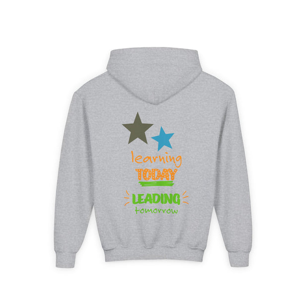 Youth Hoodie — “Believe You Can” Motivational School Spirit Pullover (Learning Today Leading Tomorrow)