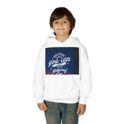 Youth Hoodie — “Believe You Can” Motivational School Spirit Pullover (Learning Today Leading Tomorrow)
