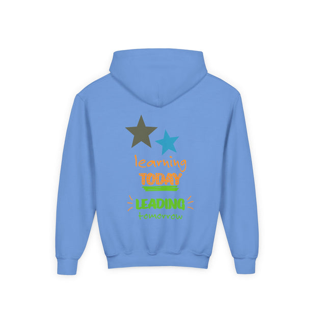 Youth Hoodie — “Believe You Can” Motivational School Spirit Pullover (Learning Today Leading Tomorrow)