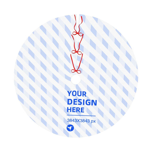 Durable Flannel Christmas Decor Plush Tree Skirt