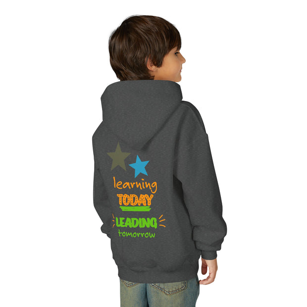 Youth Hoodie — “Believe You Can” Motivational School Spirit Pullover (Learning Today Leading Tomorrow)
