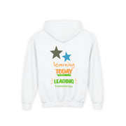 Youth Hoodie — “Believe You Can” Motivational School Spirit Pullover (Learning Today Leading Tomorrow)