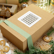 Vintage Butterfly Pattern Kiss-Cut Sticker Sheet — Brown Moth Decal Pack