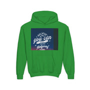 Youth Hoodie — “Believe You Can” Motivational School Spirit Pullover (Learning Today Leading Tomorrow)