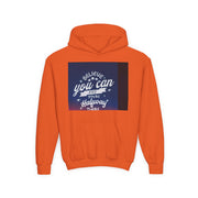 Youth Hoodie — “Believe You Can” Motivational School Spirit Pullover (Learning Today Leading Tomorrow)