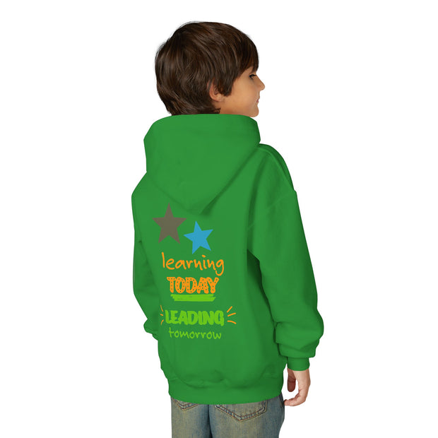 Youth Hoodie — “Believe You Can” Motivational School Spirit Pullover (Learning Today Leading Tomorrow)