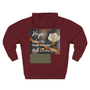 Do It Now Hoodie — Motivational Three-Panel Fleece Hoodie ("Do It Now, Sometimes Later Becomes Never")