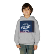 Youth Hoodie — “Believe You Can” Motivational School Spirit Pullover (Learning Today Leading Tomorrow)