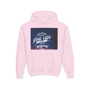 Youth Hoodie — “Believe You Can” Motivational School Spirit Pullover (Learning Today Leading Tomorrow)