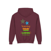 Youth Hoodie — “Believe You Can” Motivational School Spirit Pullover (Learning Today Leading Tomorrow)