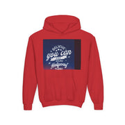 Youth Hoodie — “Believe You Can” Motivational School Spirit Pullover (Learning Today Leading Tomorrow)