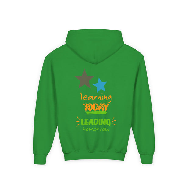 Youth Hoodie — “Believe You Can” Motivational School Spirit Pullover (Learning Today Leading Tomorrow)