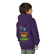 Youth Hoodie — “Believe You Can” Motivational School Spirit Pullover (Learning Today Leading Tomorrow)