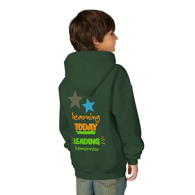 Youth Hoodie — “Believe You Can” Motivational School Spirit Pullover (Learning Today Leading Tomorrow)